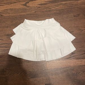 Halara White Athletic Skirt